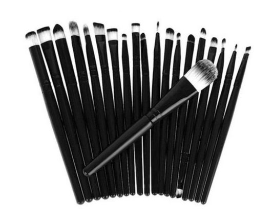 Set 20 Perii pentru Makeup, Antialergice, Lungime 15 cm