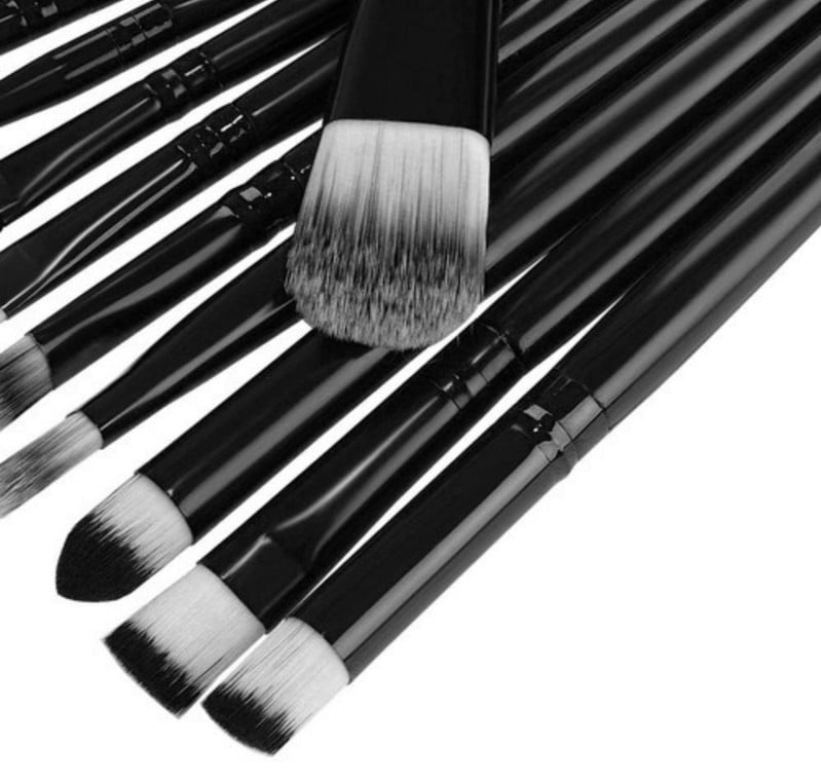 Set 20 Perii pentru Makeup, Antialergice, Lungime 15 cm