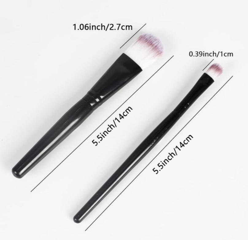 Set 20 Perii pentru Makeup, Antialergice, Lungime 15 cm