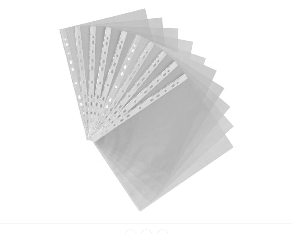 Folie protectoare transparentă pentru documente A4 – set 10 bucăți