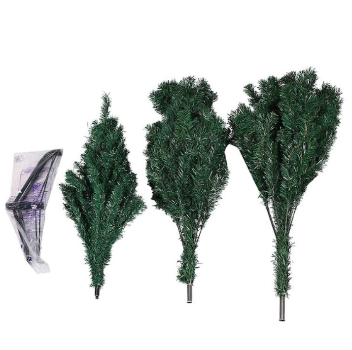 Brad Artificial Verde 150 cm, Rezistent, cu Picior Metalic