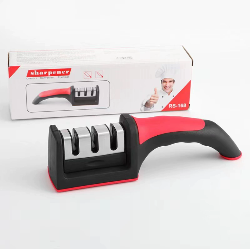 Ascutitor Cutite Manual cu 3 Niveluri 21x5cm