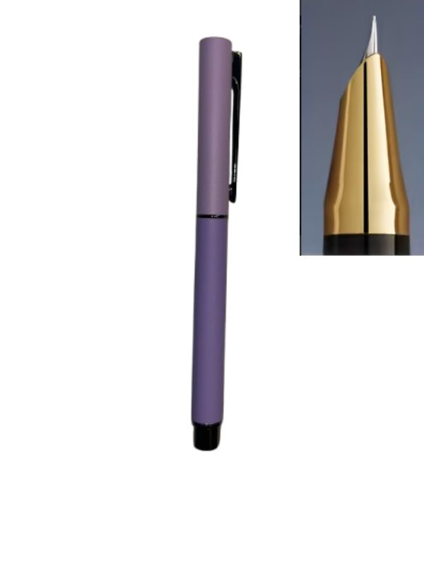 Stilou Metalic cu Radiera si Cerneala Termosensibila Mov