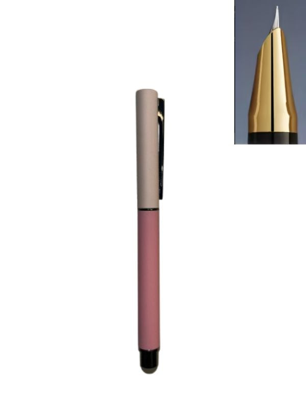 Stilou Metalic cu Radiera si Cerneala Termosensibila Roz