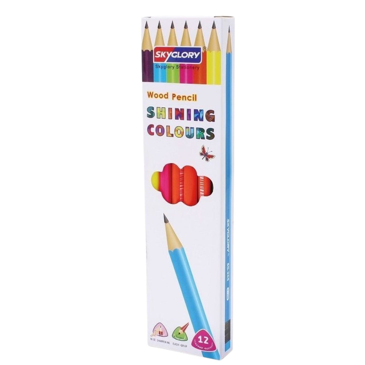 Set Creioane Grafit – 12 bucăți, pentru desen și schiță