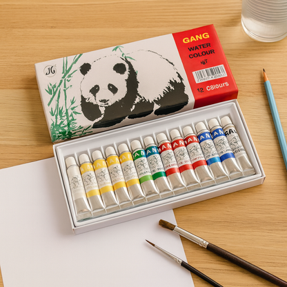 Set Acuarele Panda – 12 Culori, Tuburi 12 ml