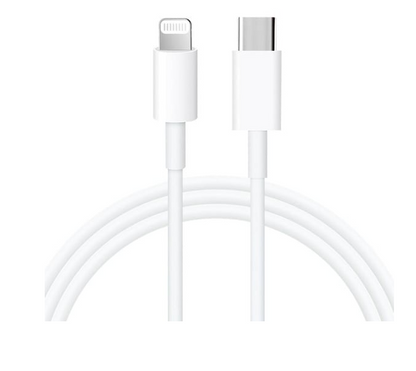 Cablu Date si Incarcare, USB-C la Lightning, PD20W, QC3.0, 1m, Alb Kaku