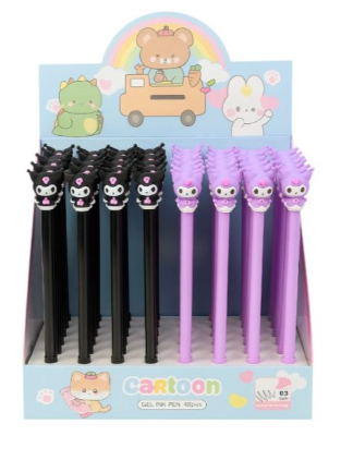 Pix cu Gel 17 cm – Figurine Kuromi & My Melody, Culori Asortate