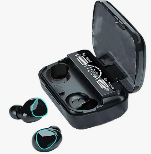 Căști Wireless M10 – Bluetooth 5.0, Sunet Premium & Cutie de Încărcare