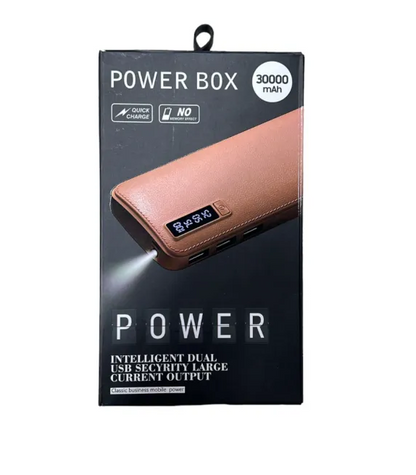 Baterie Externă Premium 30.000 mAh cu Quick Charge și Display LED Digital