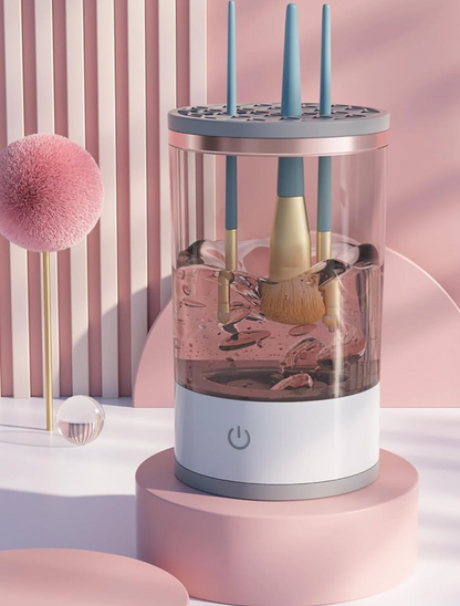 Dispozitiv automat de curatarea pensulelor de machiaj