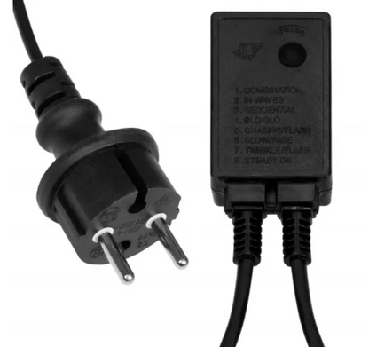 Furtun Luminos LED 10m Multicolor cu Starter, 8 Jocuri de Lumini, pentru Interior și Exterior