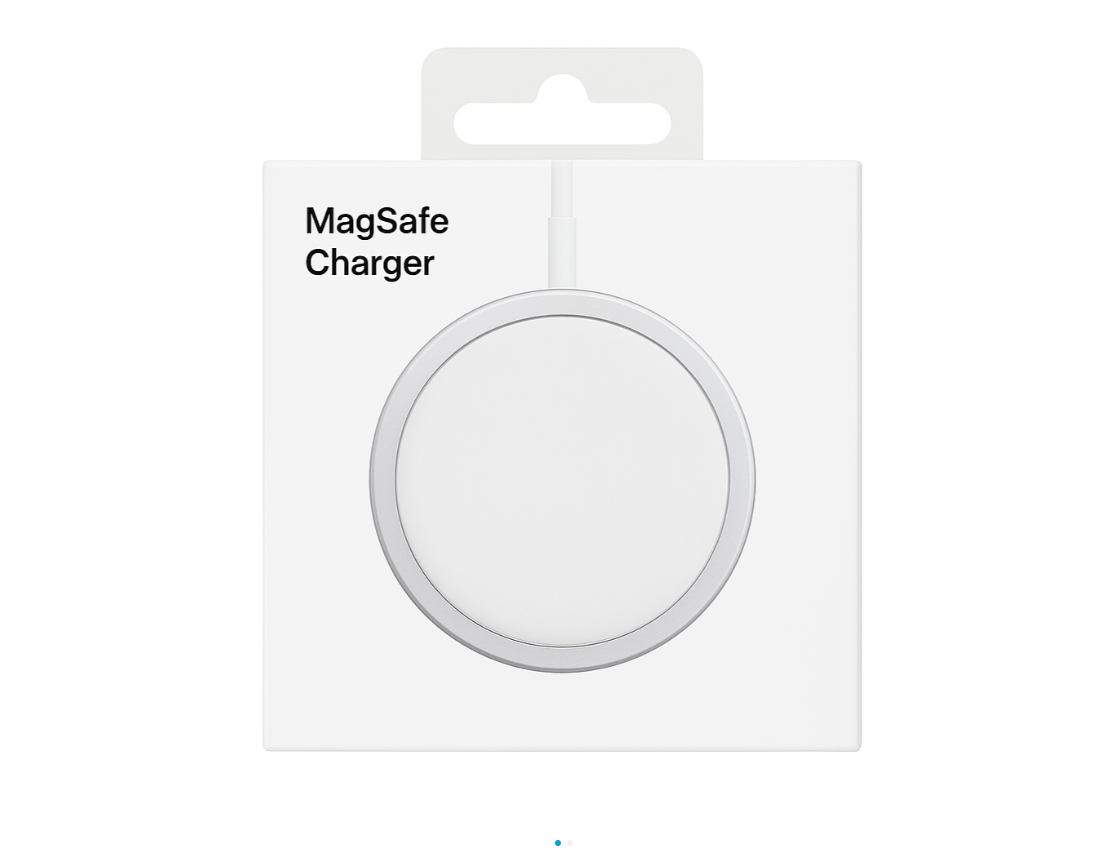 Incarcator Magsafe, iPhone, Magnetic, Wireless, Alb
