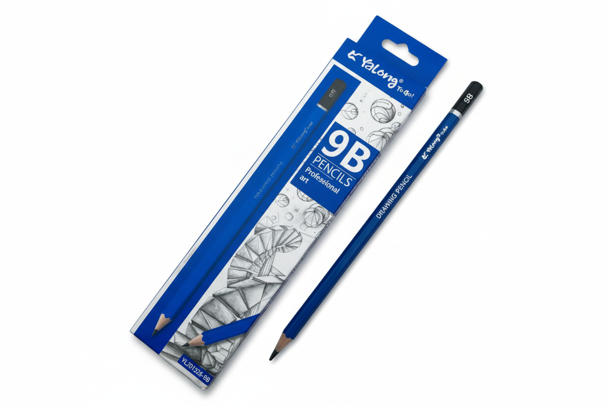 Creion grafit 9B – Calitate PREMIUM pentru desen și schiță