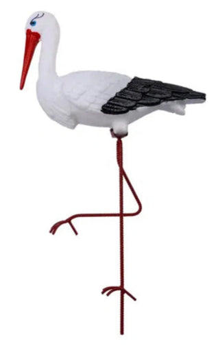 Barză Decorativă – Accesoriu pentru Exterior, Ușor de Montat