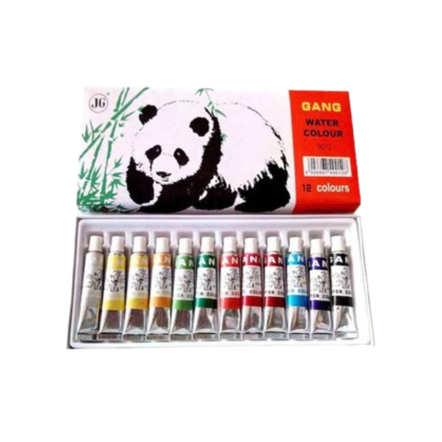 Set Creativ de Pictură – Paletă cu 6 Pensule + Set Acoarele 12 Culori + Caiet de Desen Cadou