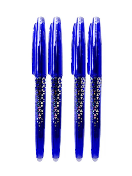 Set 4 pixuri cu ștergere Bia – cerneală ștergibilă, gumă inclusă