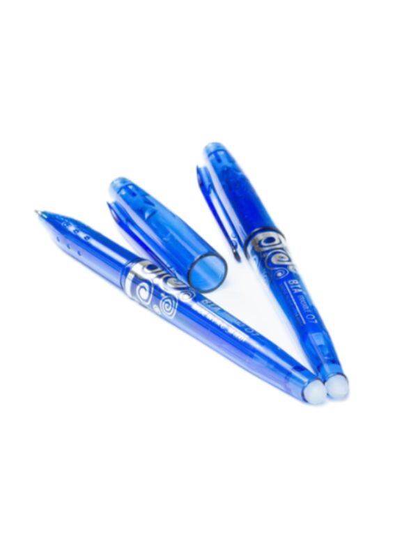 Set 4 pixuri cu ștergere Bia – cerneală ștergibilă, gumă inclusă